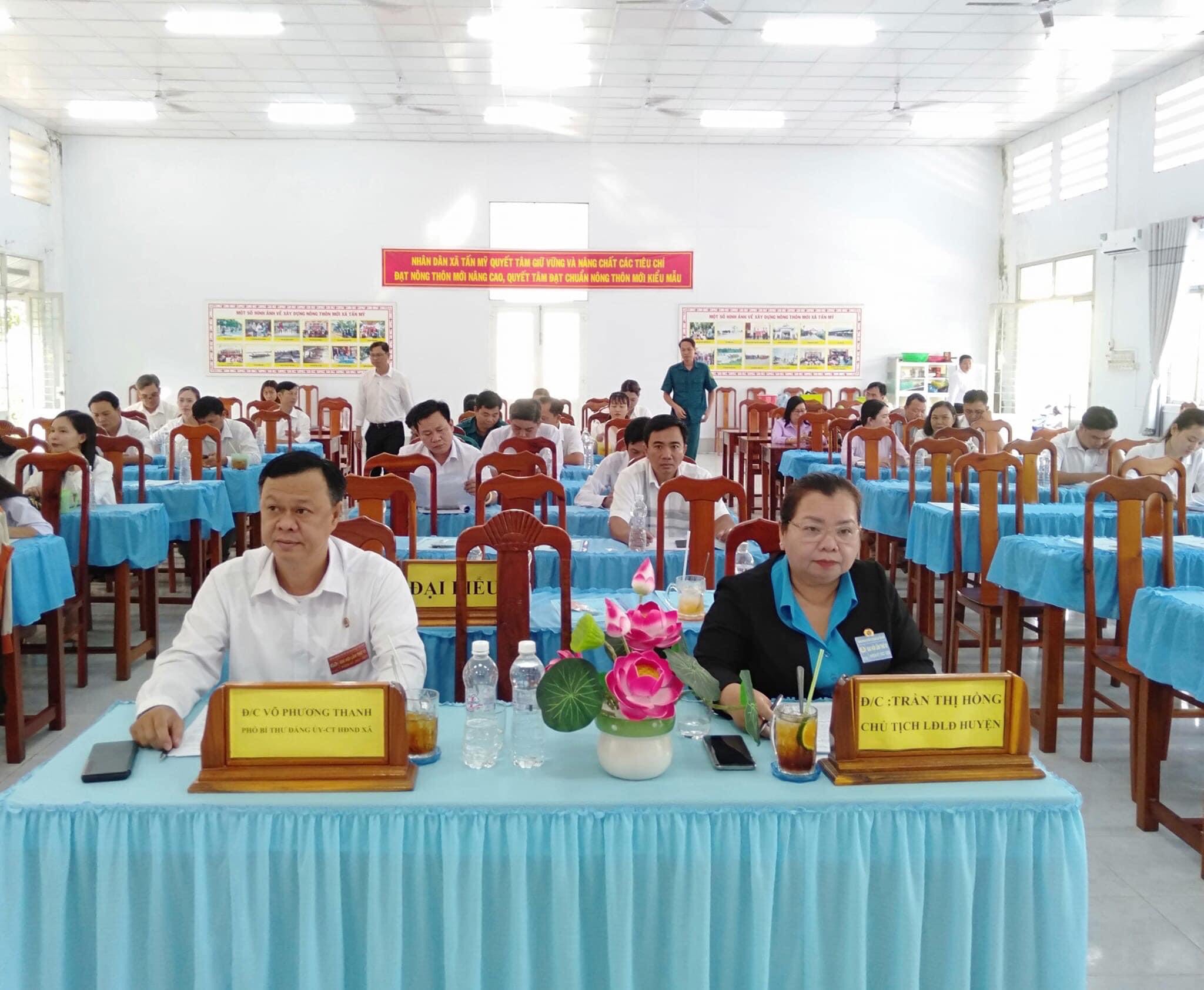 Đại hội Công đoàn xã Tấn Mỹ