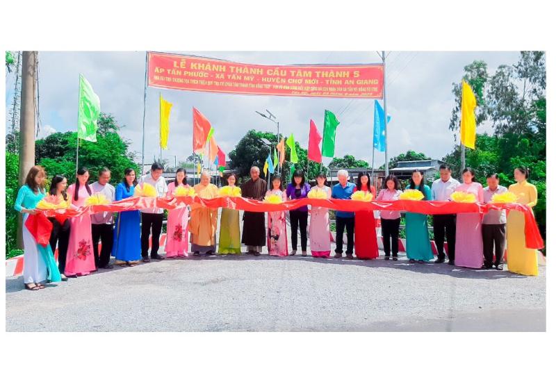 Lễ khánh thành cầu tâm thành 05 