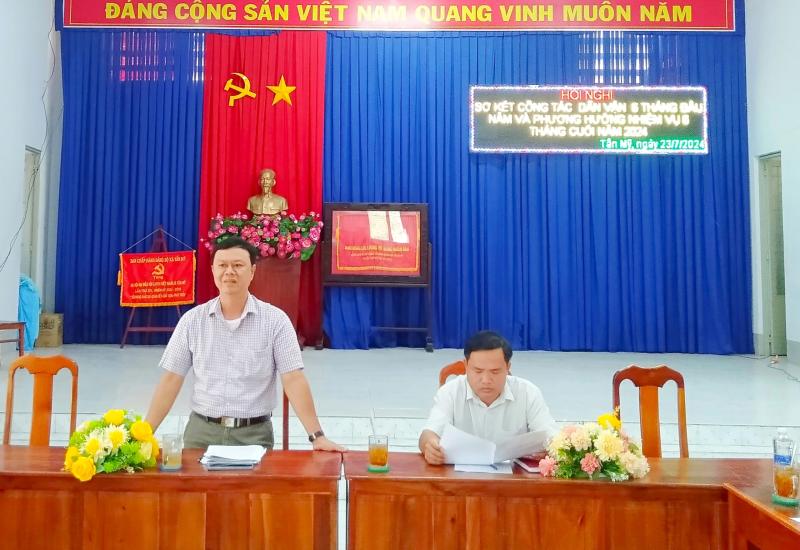 Hội nghị sơ kết công tác Dân vận 06 tháng đầu năm