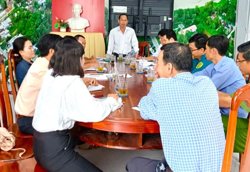 Họp ban chấp hành đảng bộ xã 