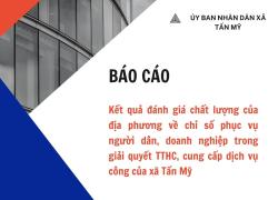 Báo cáo giải quyết thủ tục hành chính