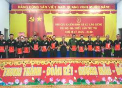 Hội cựu chiến binh xã Cù Lao Giêng Đại hội đại biểu lần thứ VIII nhiệm kỳ 2025-2030