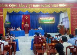 Hội đồng nhân dân xã Cù Lao Giêng (khóa I) tổ chức kỳ họp (thứ 5) năm 2025