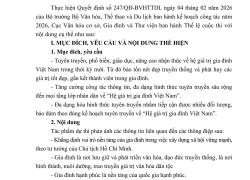 Cuộc thi sáng tác tranh cổ động tuyên truyền "Hệ giá trị gia đình Việt Nam" 